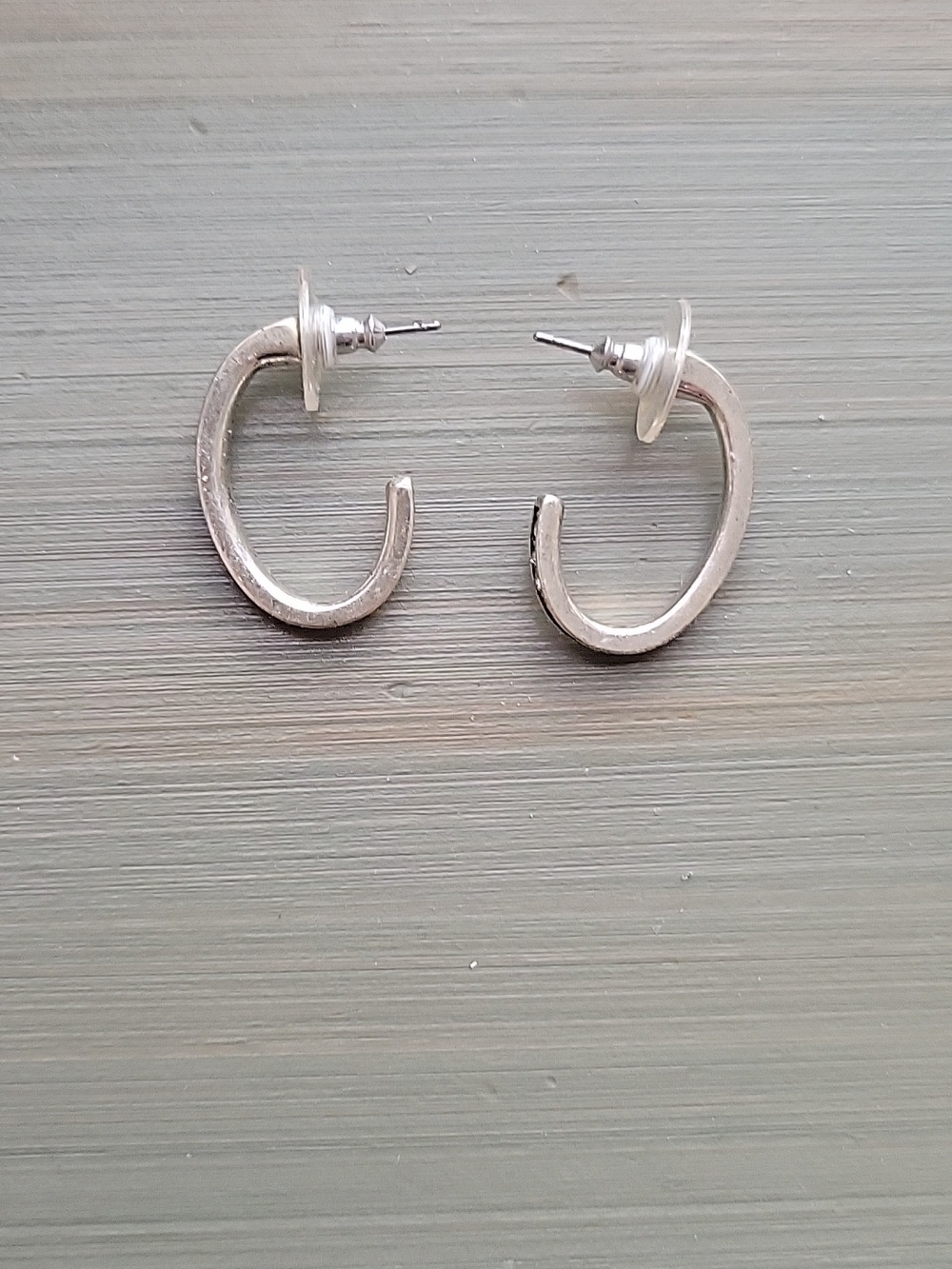 Silver &  Crystal Post Earrings